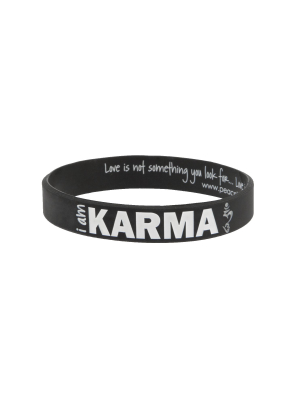 I Am Karma Silicone Bracelet