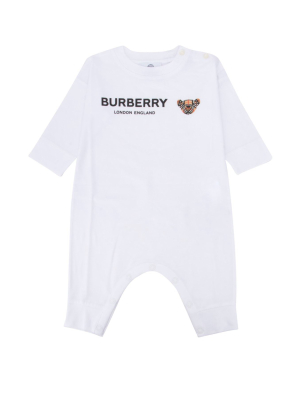 Burberry Kids Logo Printed Onesie