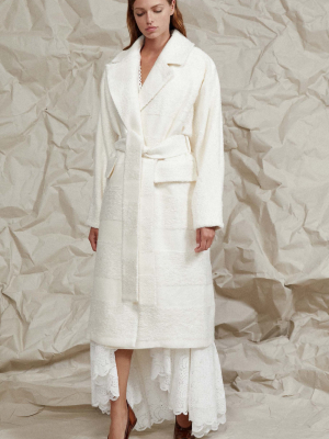 Cookes Puff-sleeve Cotton-blend Dress