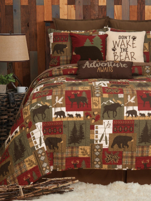 C&f Home Timber Trails Rustic Lodge Quilt Set