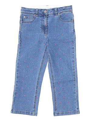 Stella Mccartney Kids Polka-dot Denim Jeans