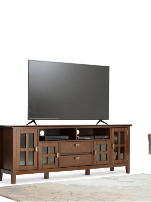 72" Stratford Solid Wood Tv Media Stand - Wyndenhall