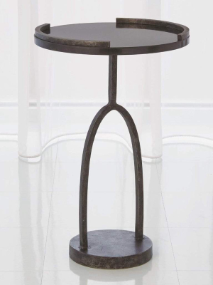 Global Views Wishbone Accent Table