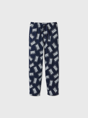 Men's The Office Dunder Mifflin Pajama Pants - Blue