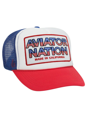 Aviator Nation Usa Patriotic Vintage Trucker Hat