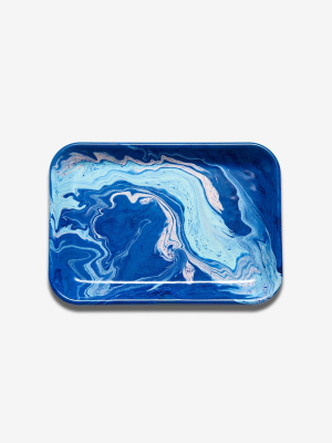 Bornn Multi Swirl Rectangular Tray