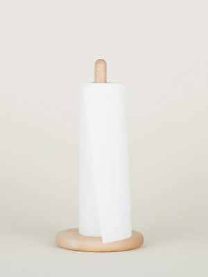Hawkins New York Simple Wood Paper Towel Holder