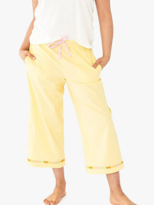 Cropped Leisure Pants