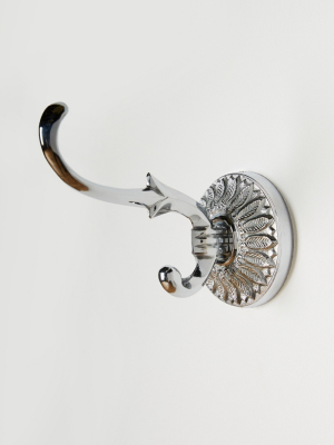 Floral Imprint Towel Hook