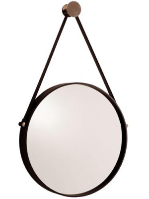 Arteriors Expedition Iron Mirror With Polished Nickel Hanger