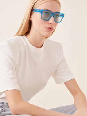 Square-frame Acetate Sunglasses