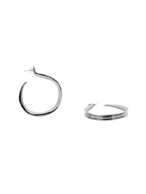 Kiki Large Earrings - Silver