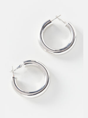 Chunky Hollow Hoop Earring