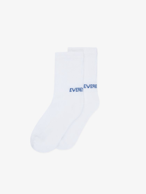 3 Pack Crew Length Socks- White