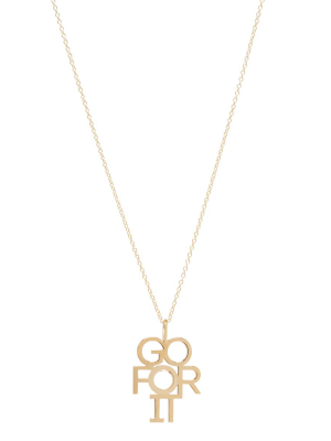 20x20 | Zoe Chicco | Jenn Streicher | Go For It Necklace