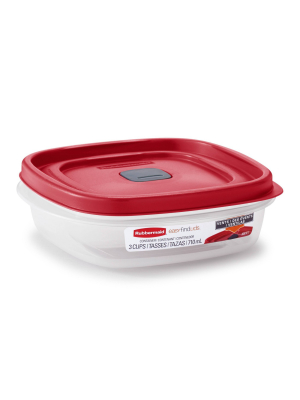 Rubbermaid 6pc Food Storage Container Set (3 Containers, 3 Lids)