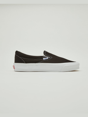 Ua Og Classic Slip-on Sneakers In Black/white