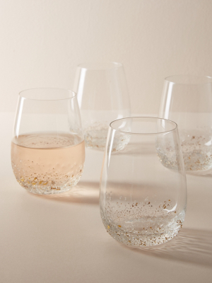 Volcania Stemless Wine Glasses, Set Of 4