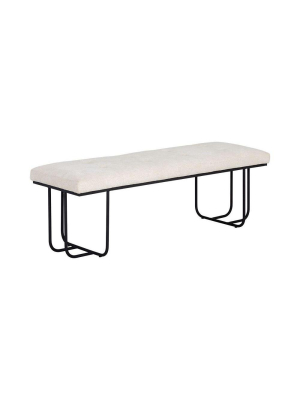 Maverick Bench - Eclipse White