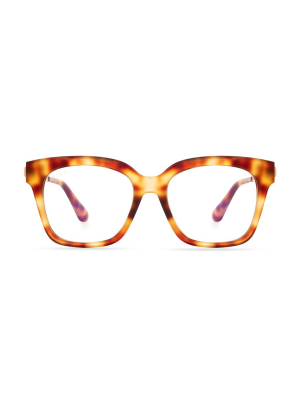 Bella Xs - Solstice Tortoise + Blue Light Technology Glasses