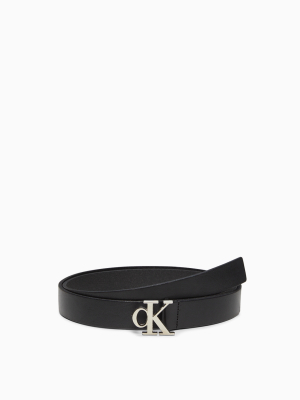 Monogram Logo Plaque Belt