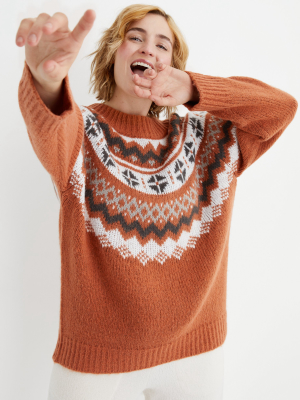 Aerie Fairisle Sweater