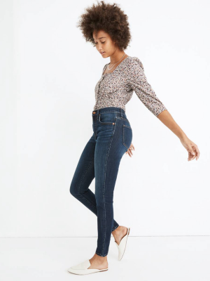 10" High-rise Skinny Jeans In Woodland Wash: Tencel™ Denim Edition