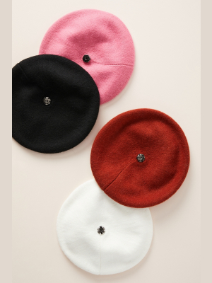 Pick-a-pom Beret Beanie Base