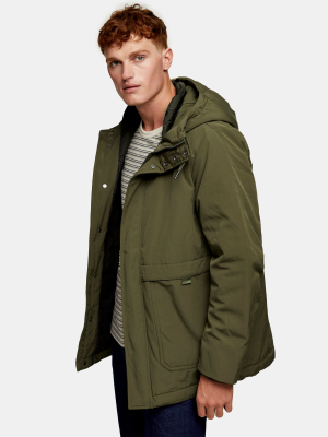 Selected Homme Green Parka