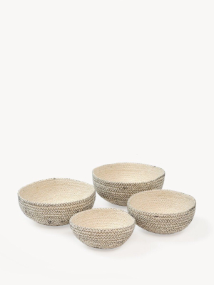 Amari Round Bowl Set - Black