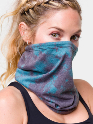 Mindful Masks Face Cover - Emerald Tie Dye