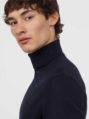 Wool-blend Turtleneck Sweater