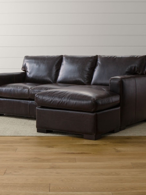 Axis Ii Leather Right Arm Queen Sleeper Lounger