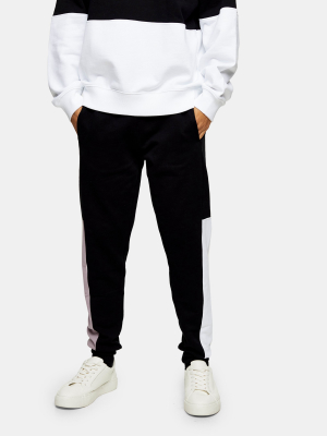 Black Color Block Sweatpants