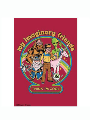 Magnet: My Imaginary Friends Think I'm Cool