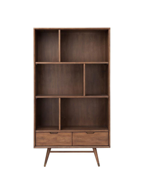 Baas Walnut Wood Bookcase Shelving