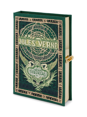 Jules Verne's Voyages Customizable Book Clutch