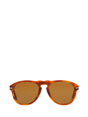 Persol 649 Series Aviator Frame Sunglasses