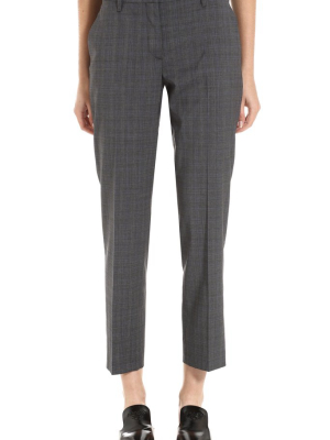 Prada Checked Tailored Pants