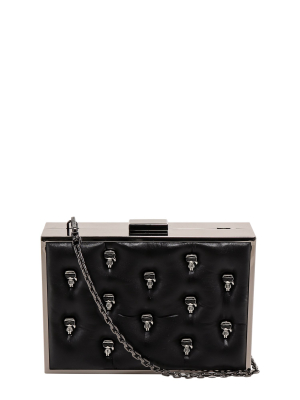 Karl Lagerfeld K/ikonik Quilted Chain Strap Crossbody Bag