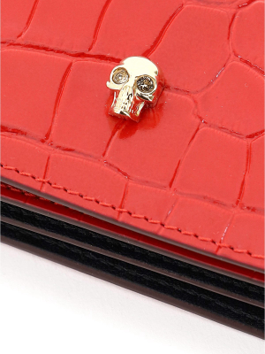 Alexander Mcqueen Skull Chain Wallet