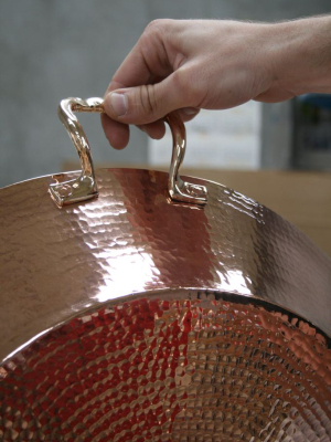 Recycled Copper Paella Pan - 19"