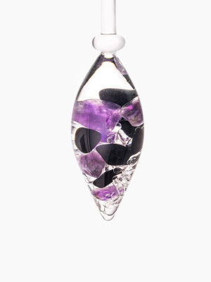 Guardian Gemstone Vials - Black Tourmaline/amethyst/clear Quartz