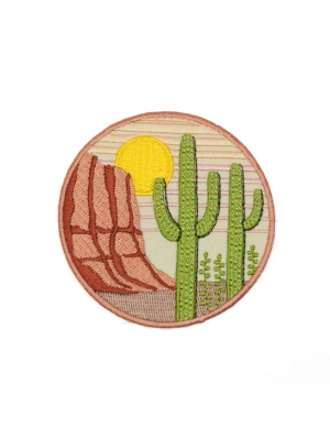 Saguaro Embroidered Patch