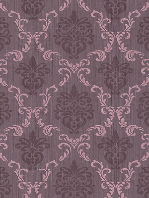 Floral Trellis Wallpaper In Purple Design By Bd Wall