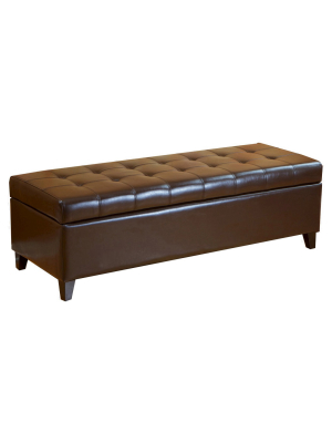 Mission Storage Ottoman - Christopher Knight Home