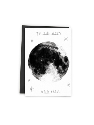 To The Moon And Back Card