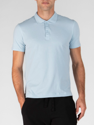 Classic Jersey Polo - Blue