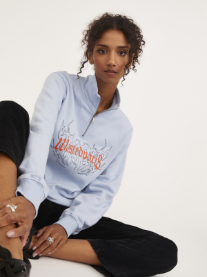 Wasted Paris Shadow Bridge Mock Neck Sweatshirt