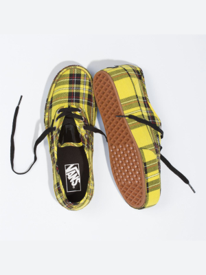 Patent Plaid Authentic Platform 2.0